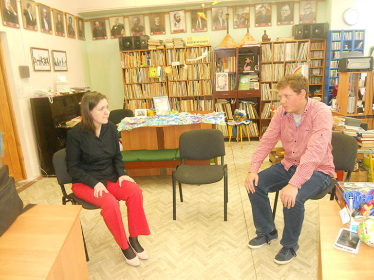 Актерский тренинг в библиотеке им. Есенина